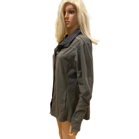 Kuhl Krush Jacket Women's XL Snap-Front Olive Green Shacket - Picture 17 of 17